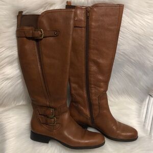 Brown Leather Riding Boots